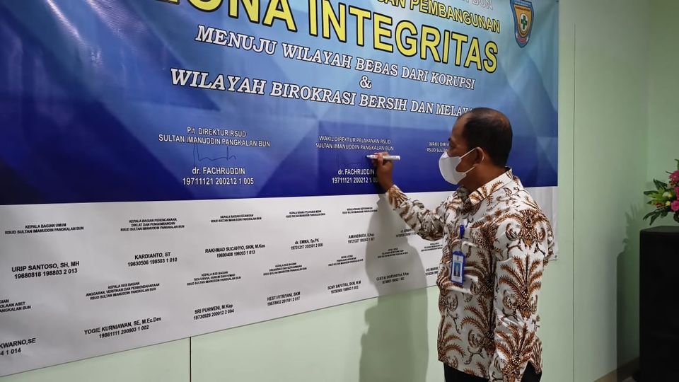 RSSI Deklarasi dan Pencanangan Pembangunan Zona Integritas Menuju WBK dan WBBM